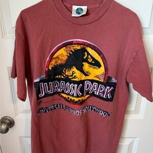 Universal Jurassic Park Kids T-Shirt - Maroon